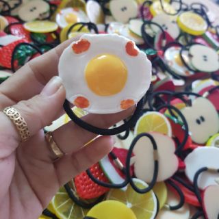 Dây cột tóc hoa quả hot hit