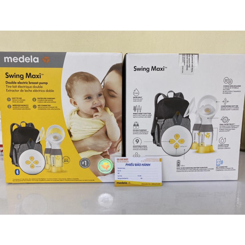 Máy hút sữa medela swing maxi flex nguyên tem nguyên hộp