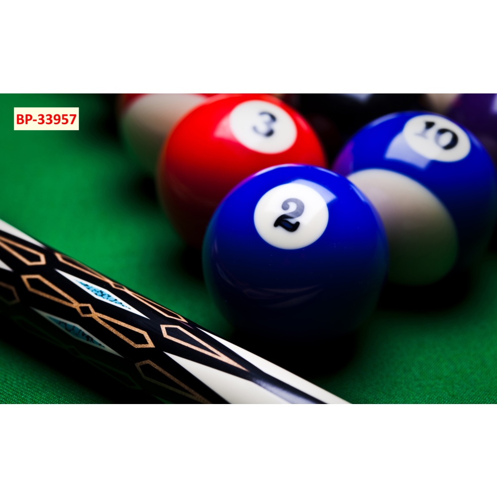 Tranh dán tường Club bida, Billiards, Bi-a Mẫu Hot Nhất