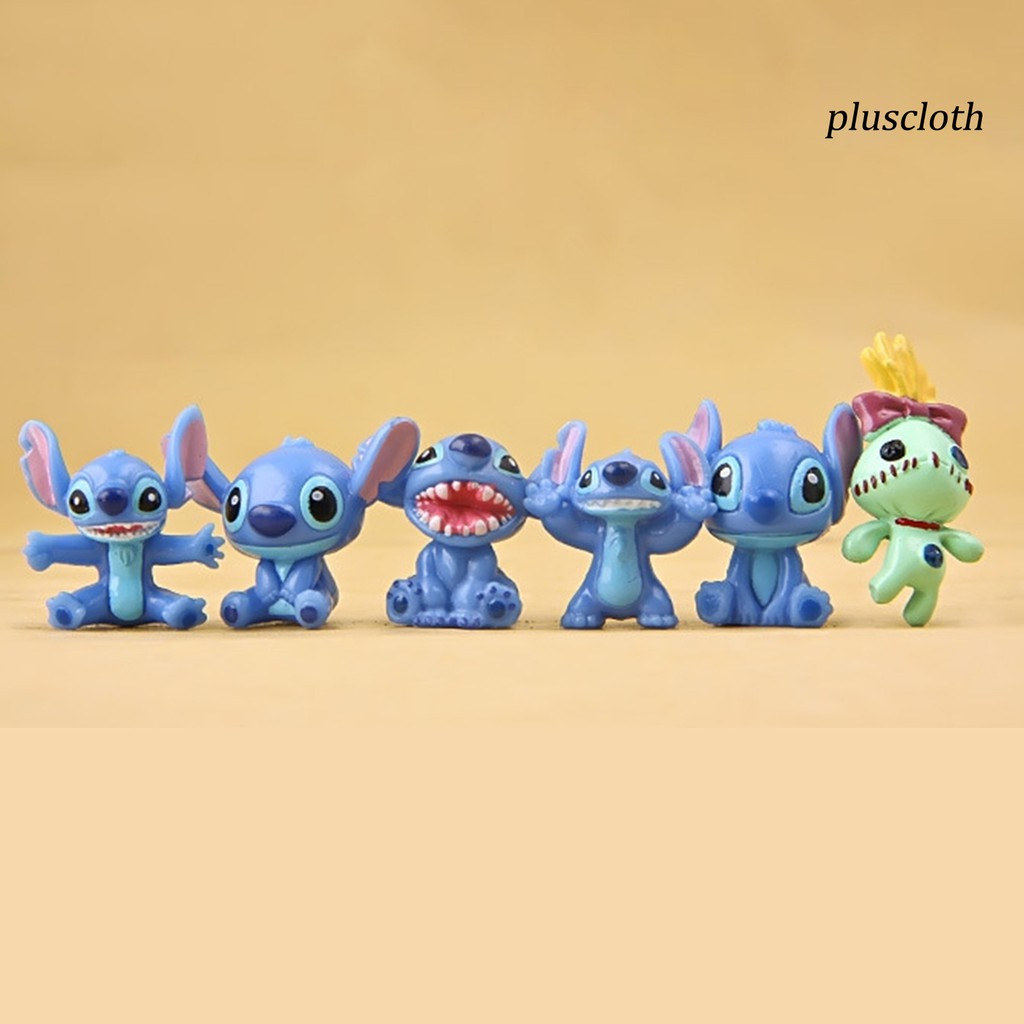 12 Mô hình nhân vật Stitch xinh xắn dùng trang trí