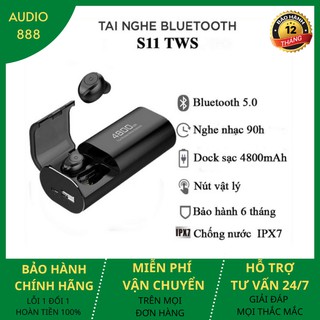 Tai nghe s11 kiêm sạc dự phòng 4800mah