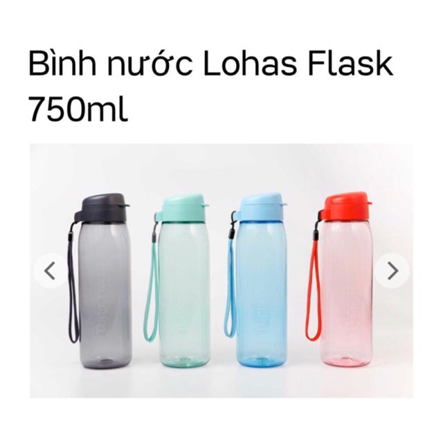 Tupperware - Bình nước Lohas flask 750ml đủ màu