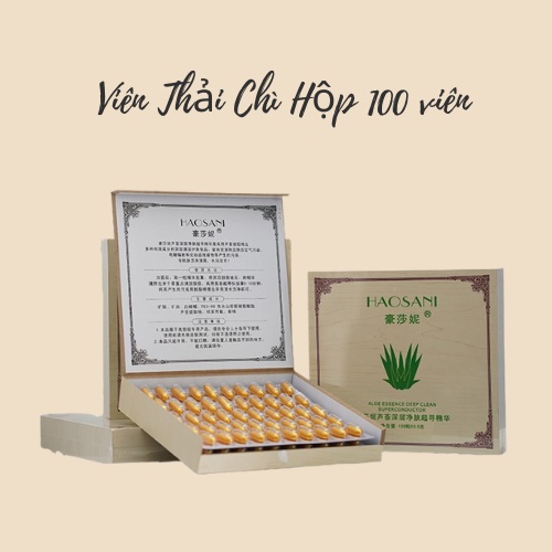 Viên Hút Chì Thải Độc Tố HAOSANI - Hộp 100V Chính Hãng