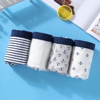 Quần lót cho bé trai🌈Set 4 quần lót Boxer chất liệu Cotton cho bé