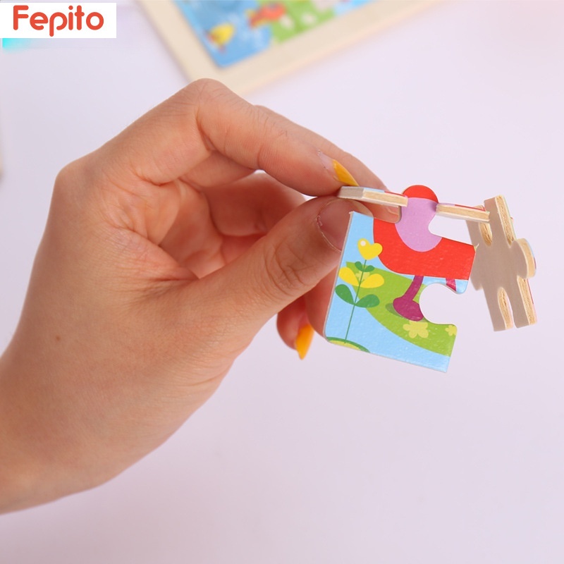 Set 9 Đồ Chơi Xếp Hình Bằng Gỗ Giáo Dục Sớm Cho Bé Đồ Chơi Xếp Hình Lắp Ráp