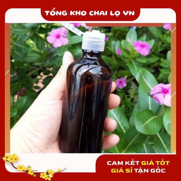 Chai Chiết Mĩ Phẩm ❤ SIÊU RẺ ❤ Chai nắp bật thủy tinh 50ml,100ml , chai chiết mỹ phẩm , phụ kiện du lịch