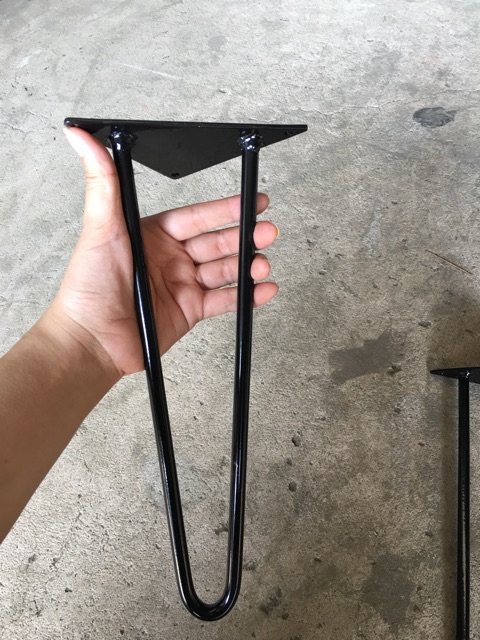Chân bàn hairpin cao 30cm (loại 2 thanh sắt),sơn tĩnh điện tặng kèm ốc vít | BigBuy360 - bigbuy360.vn