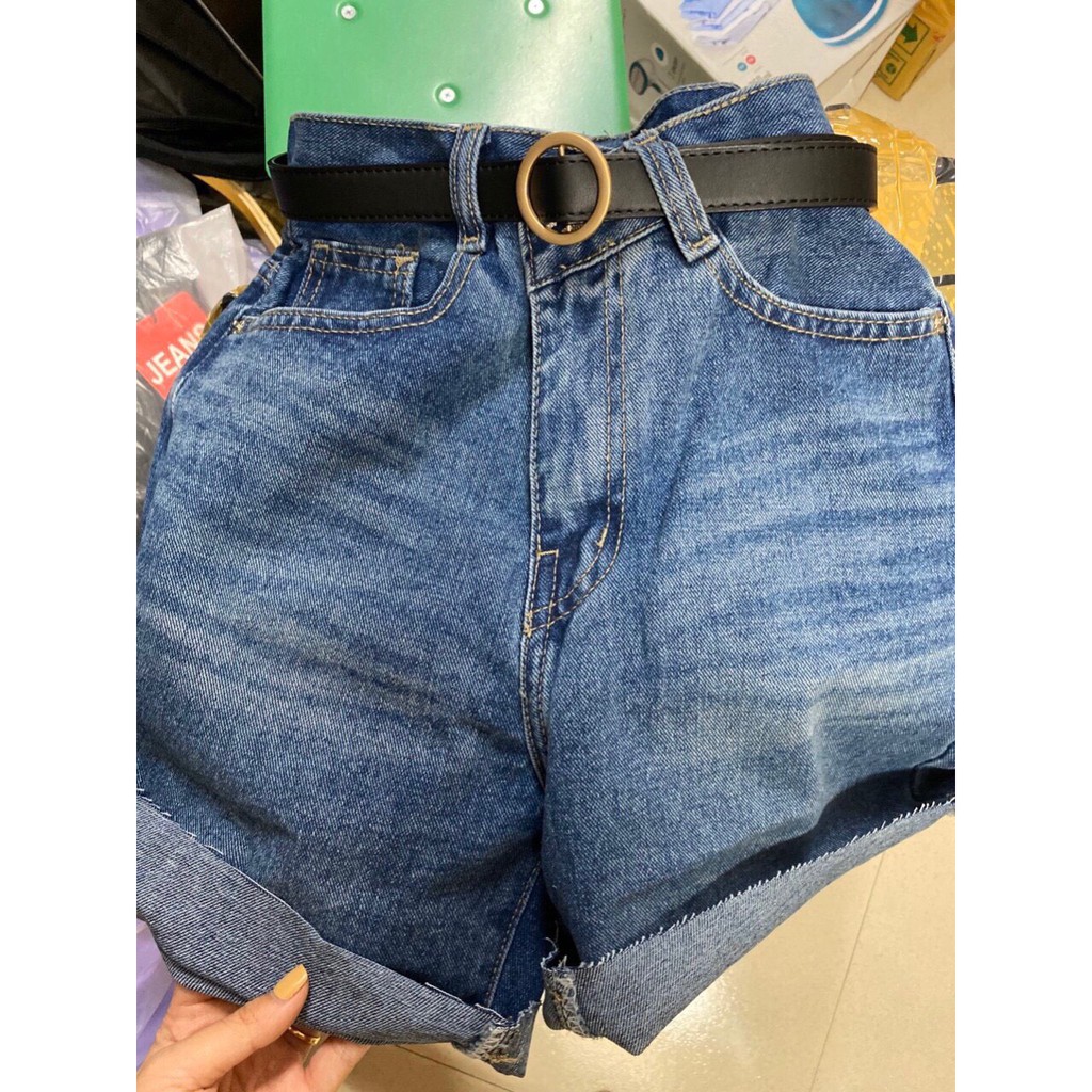 Quần short jean nữ ống rộng Ulzzang MS11YA