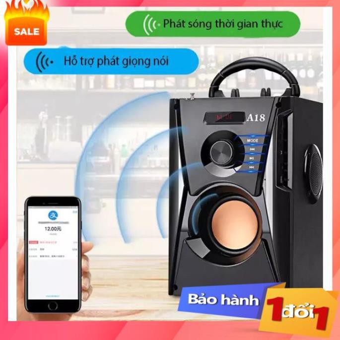 Loa bluetooth,loa karaoke tặng kèm mic A18,Siêu to,siêu bass,giá rẻ kịch sàn,Bảo hành Một đổi Một toàn quốc