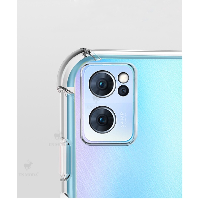 Ốp lưng Oppo Reno 7 5G dẻo trong suốt lồi 4 góc ôm khít máy lâu ố vàng cao cấp