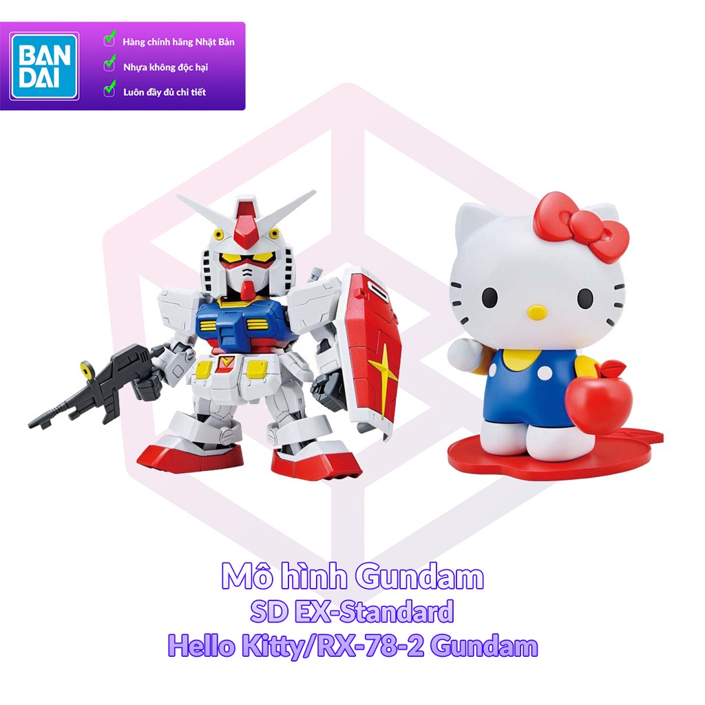 Mô Hình Gundam Bandai Hello Kitty / RX-78-2 Gundam SD EX Standard [GDB] [BSD]