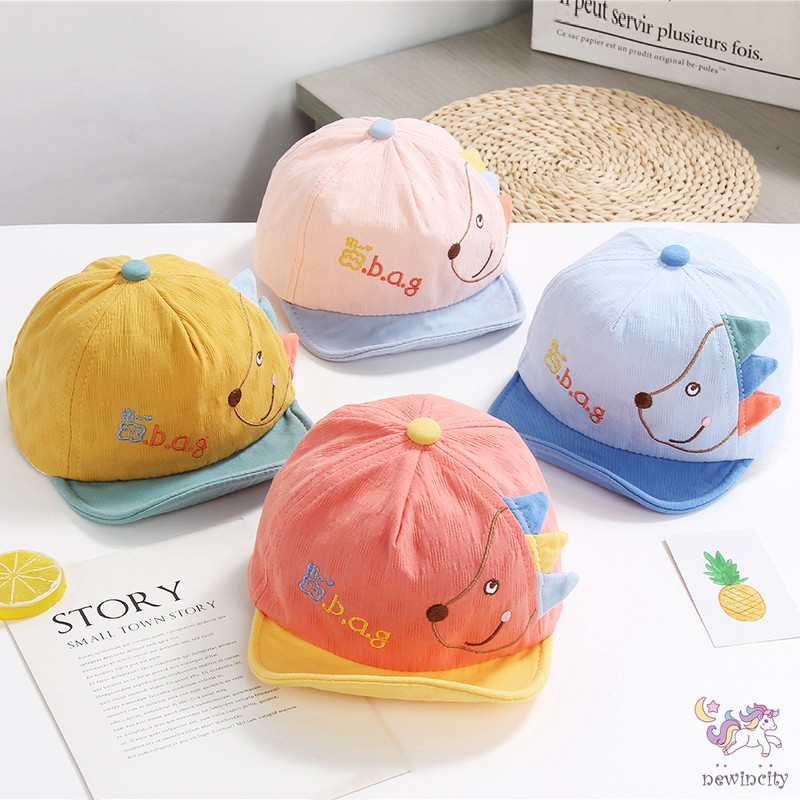 Mũ Lưỡi Trai In Họa Tiết Hoạt Hình Kiểu Hàn Quốc Dễ Thương Cho Bé