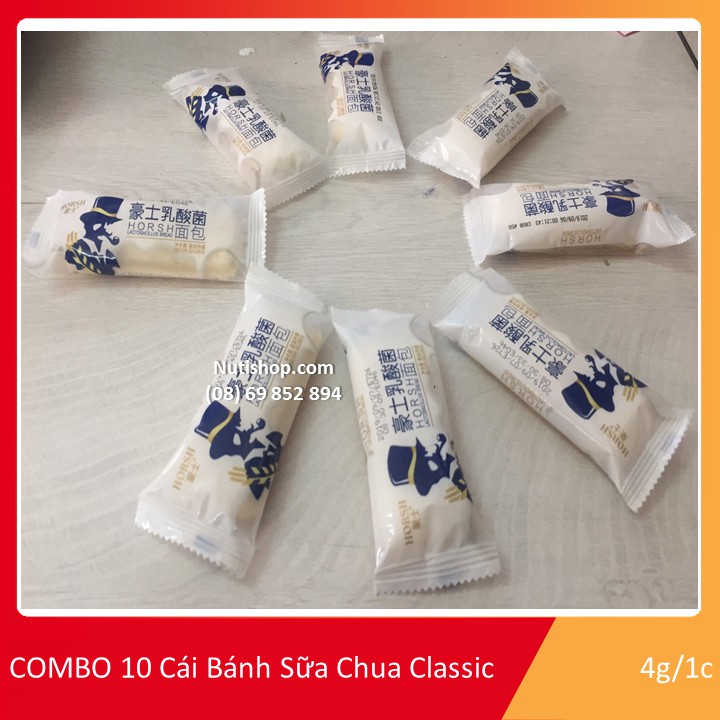 COMBO 10 Cái Bánh Sữa Chua Ông Già Thùng 4g/1c