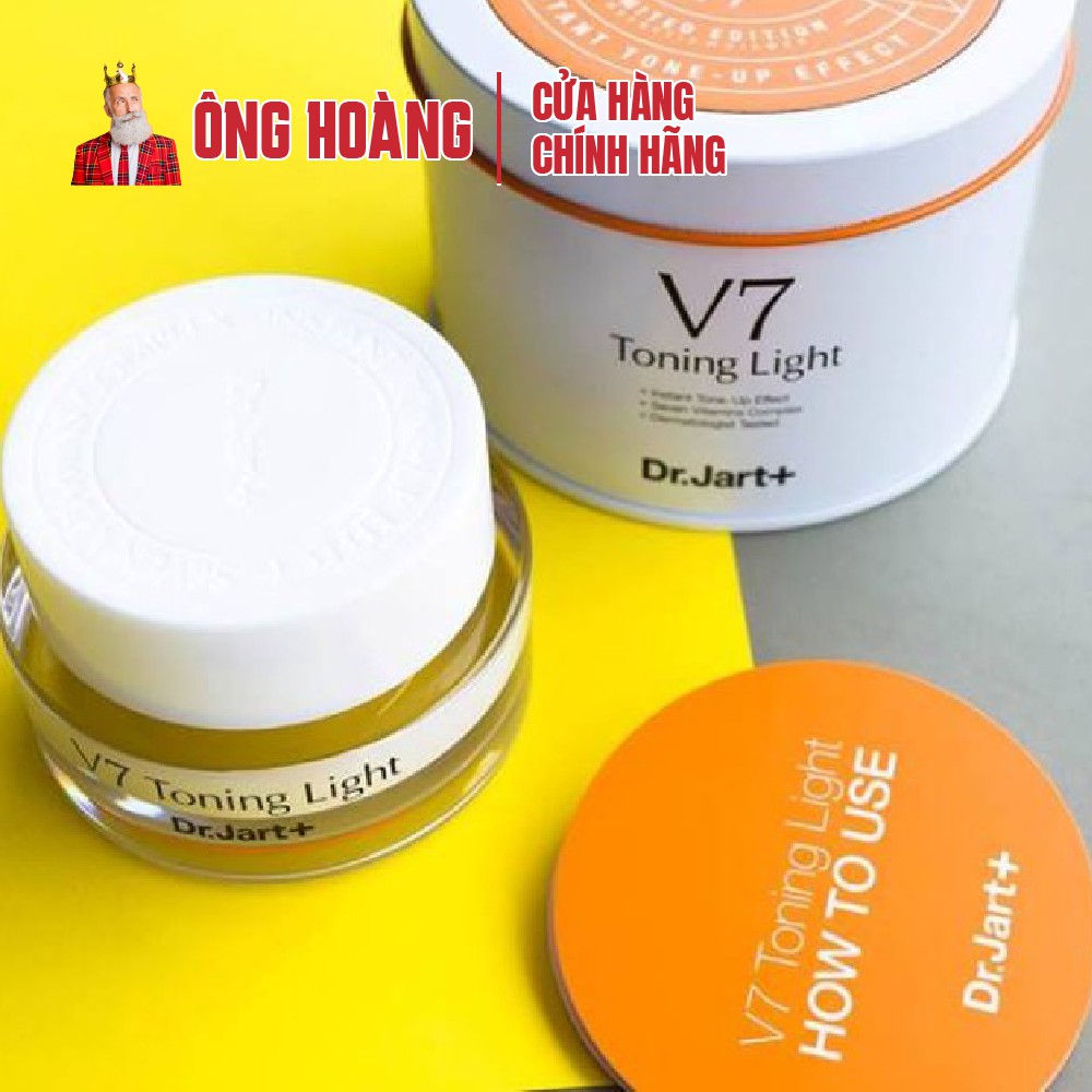 Kem dưỡng trắng tái tạo da V7 Toning Light Dr.Jart+