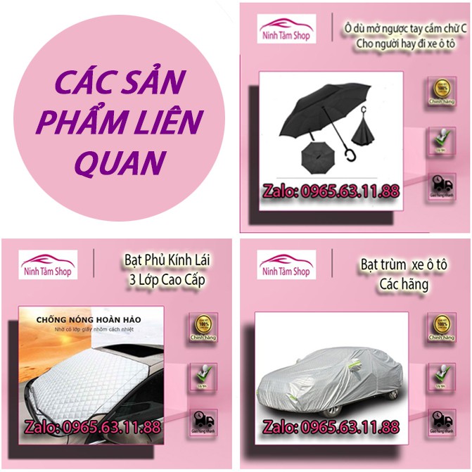 Bộ 2 tấm che nắng ô tô, tấm chắn nắng ô tô phản quang phủ nhôm bạc cách nhiệt 45cmx36cm