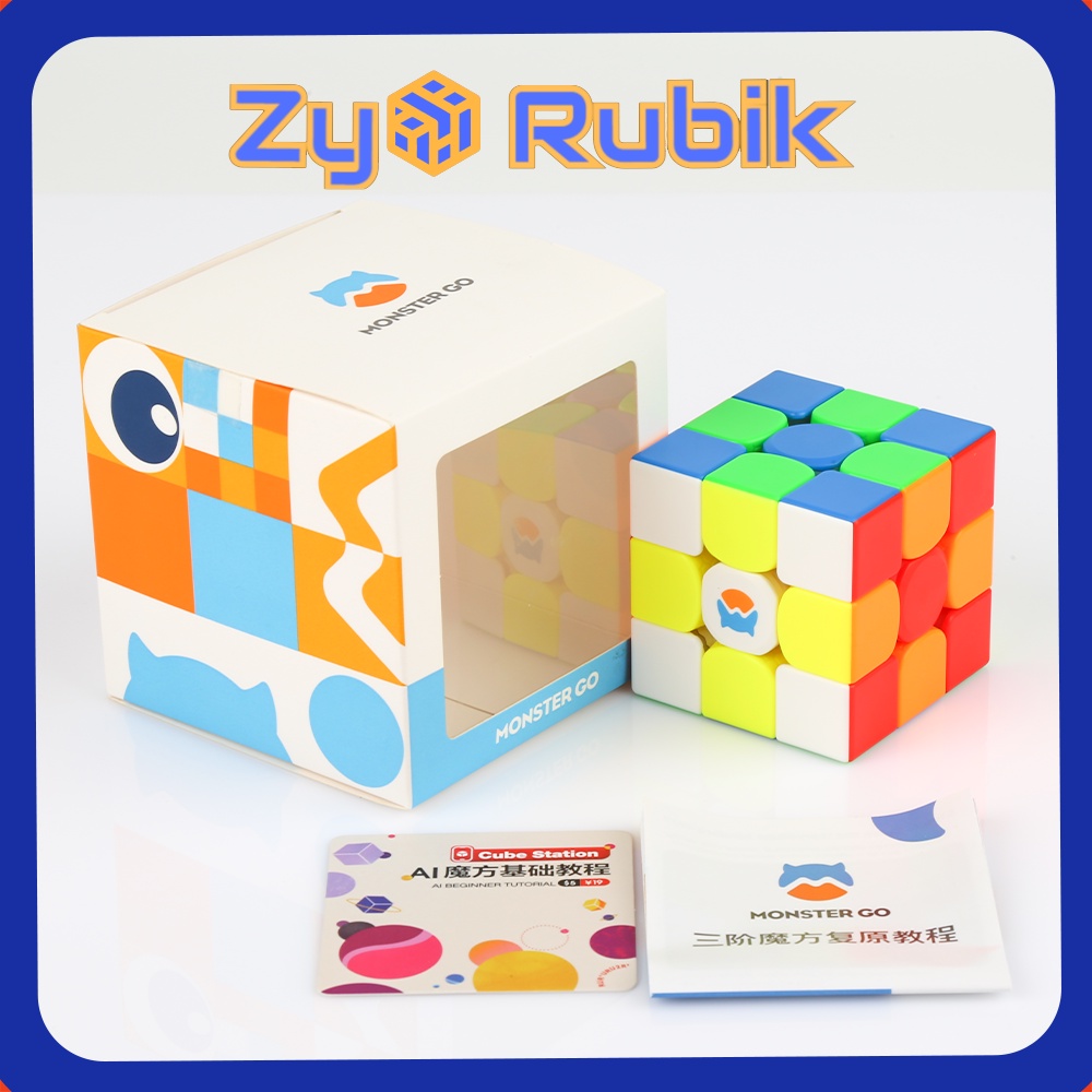 Rubik 3x3x3 GAN monster go Stickerless -ZyO Rubik