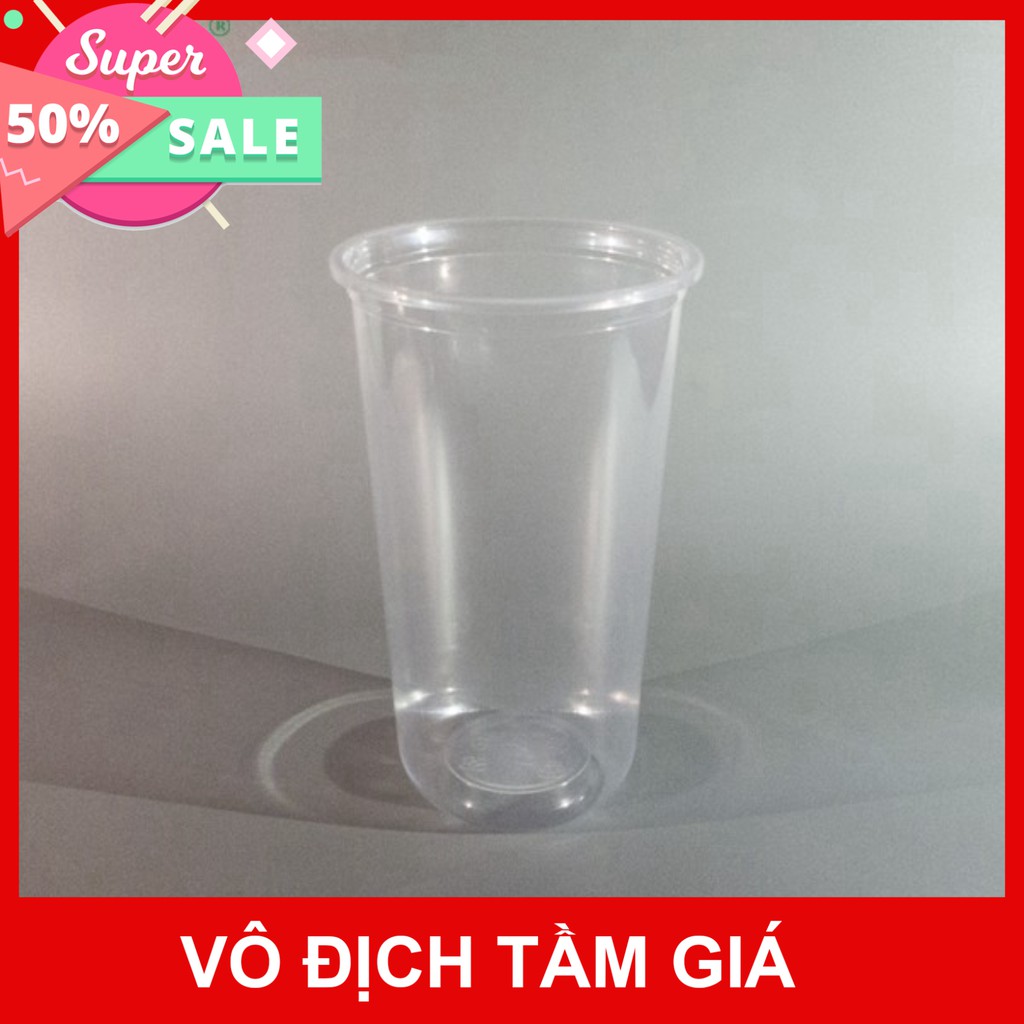 50 cốc đáy tròn 700ml đựng trà sữa cực đẹp