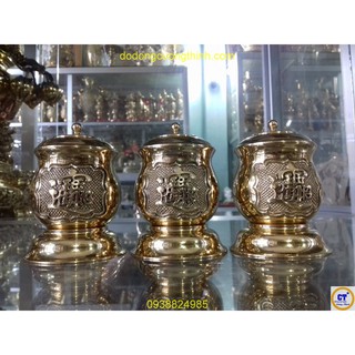 Combo 3 chóe nước nhỏ đồng vàng - Cường Thịnh