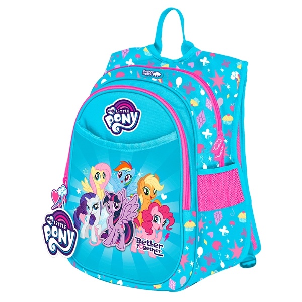 Ba Lô Bé Gái Chống Gù Siêu Nhẹ Compact Clever Hippo - My Little Pony Sức Mạnh Tình Bạn - Xanh Nhạt - BP1108