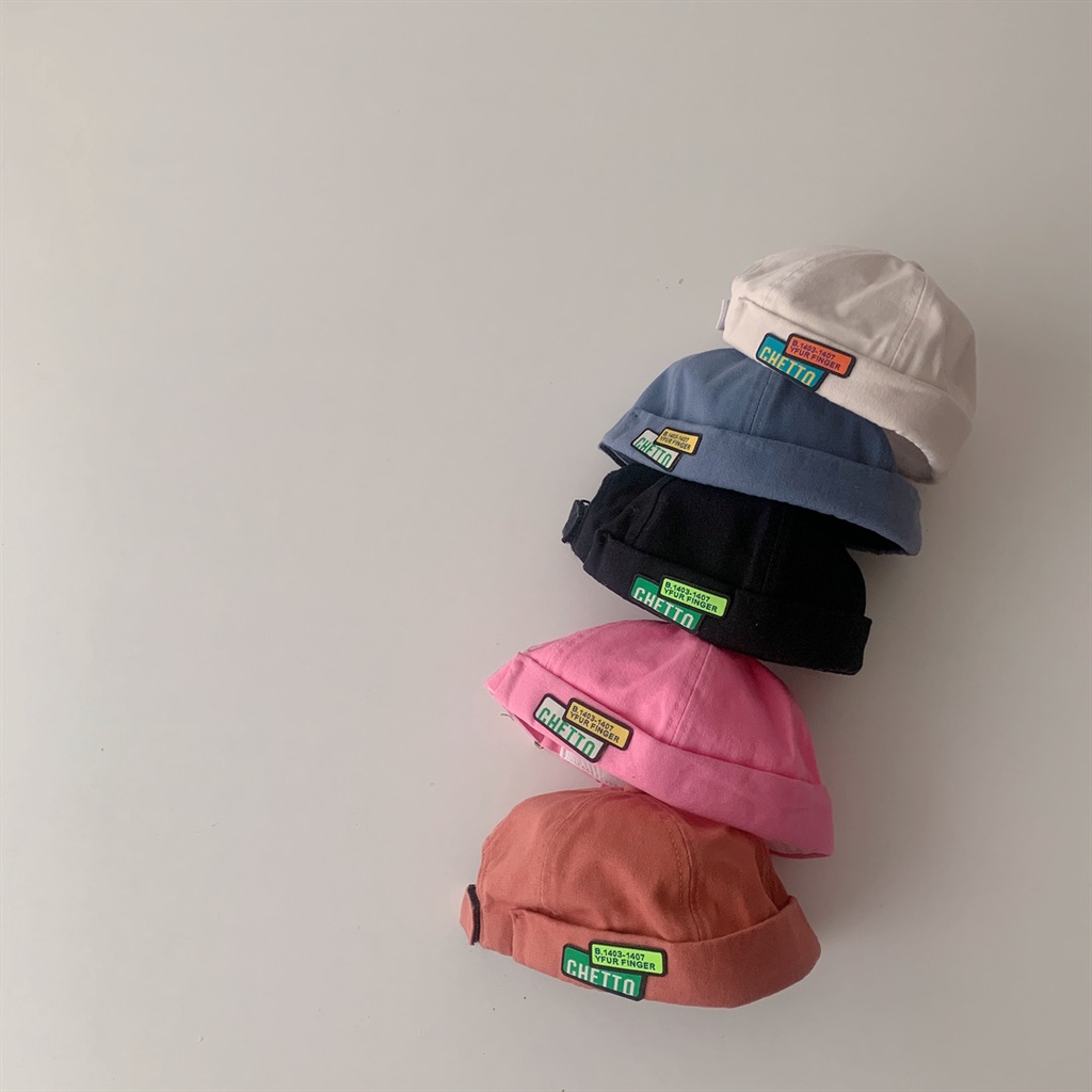 Mũ Beanie Họa Tiết Chữ Thời Trang Hip hop Hàn Quốc Cho Bé