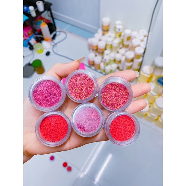 lẻ hủ 10g hạt rắc kem đủ màu