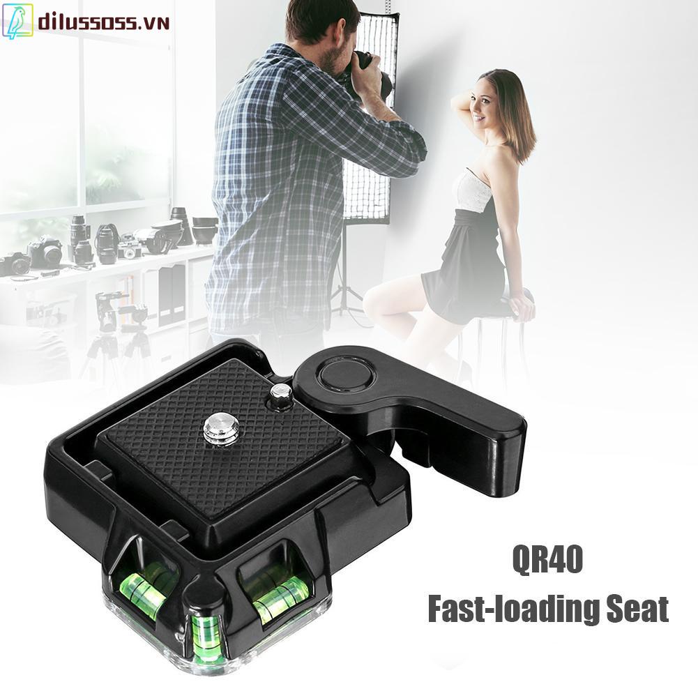Đĩa gắn máy quay dilussoss QR40 tháo gỡ nhanh cho máy ảnh DSLR