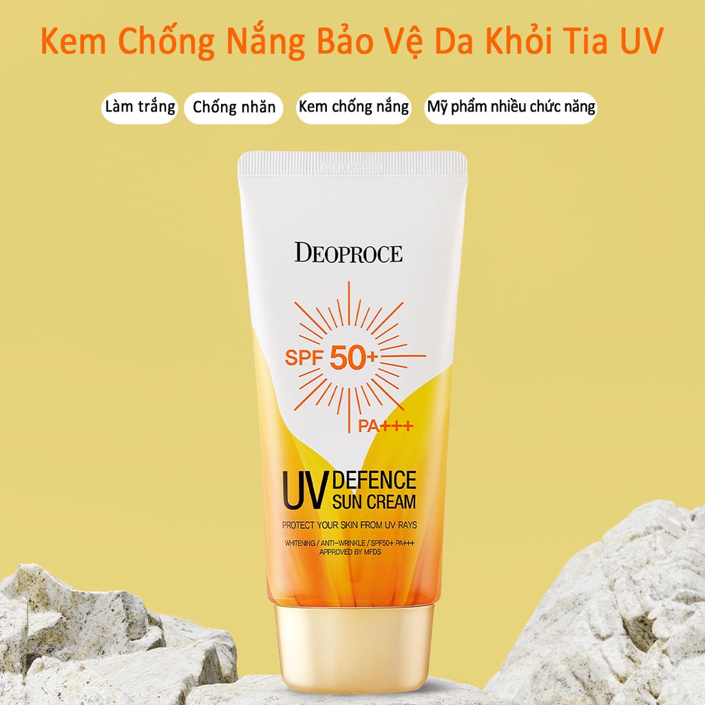 [Hàng mới về] Kem Chống Nắng DEOPROCE Bảo Vệ Da Khỏi Tia Uv 70g Sử Dụng Hiệu Quả