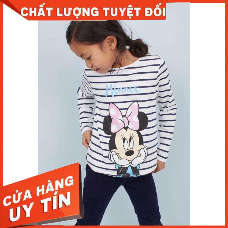 Set 3 áo thun bé gái chất cotton  hàng xuất dư cực đẹp,hình in dễ thương cho bé từ 10-28kg