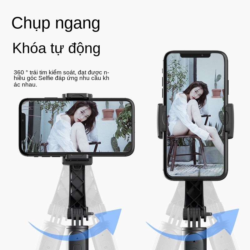 Bộ ổn định gậy chụp ảnh tự sướng chống rung điện thoại di động thông minh Vibrato Chân máy Bluetooth phát sóng trực