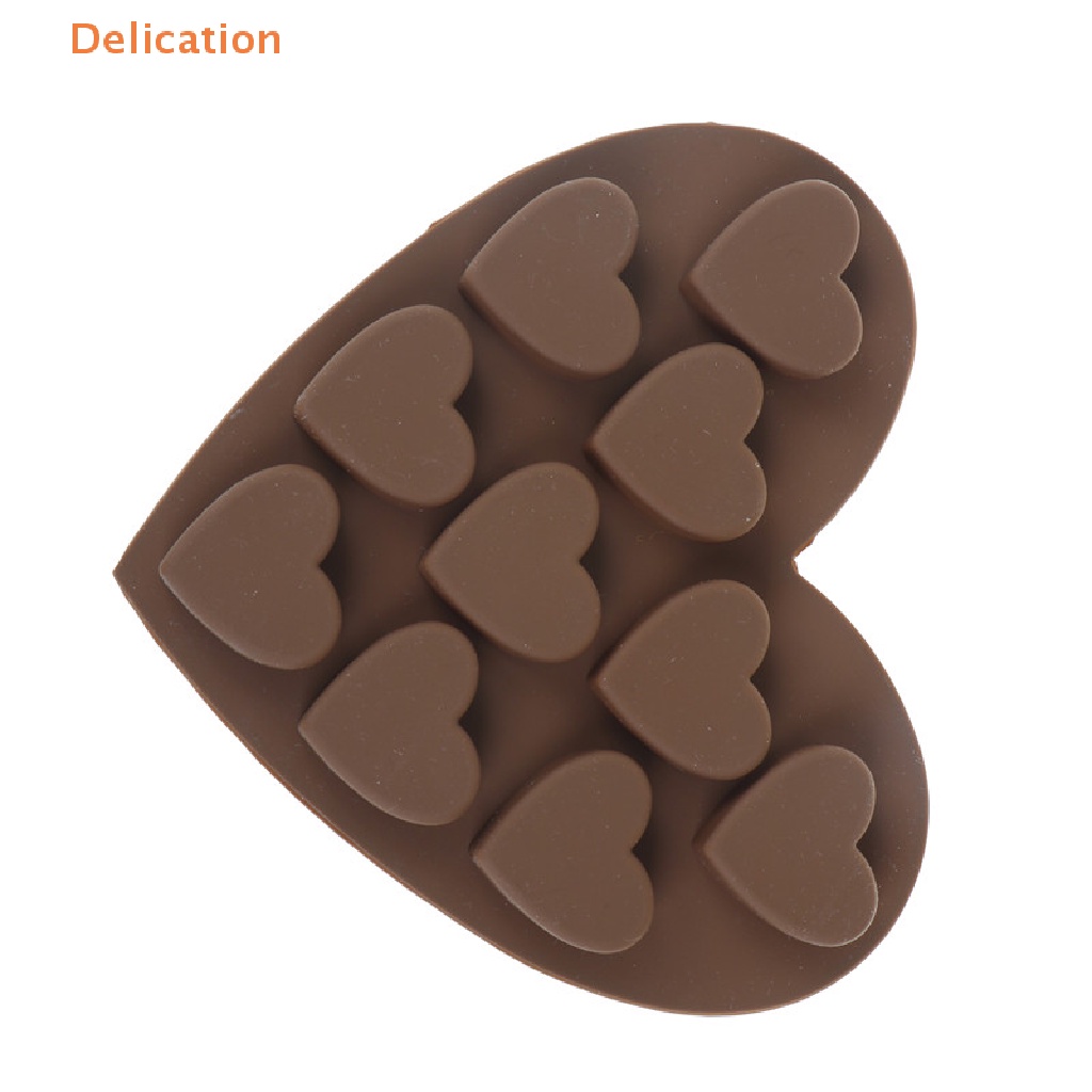 Khuôn Silicone Làm Bánh / Xà Phòng / Sô Cô La Hình Trái Tim DIY