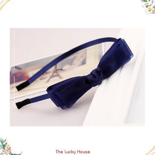 Bờm nơ cài tóc handmade chất liệu voan mỏng BN52