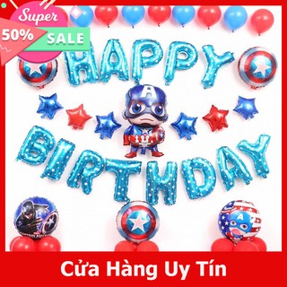 Set trang trí sinh nhật bé trai-bóng bay sinh nhật giá rẻ-trang trí sn trọn gói-tổ chức sinh nhật tại nhà-bóng siêu nhân