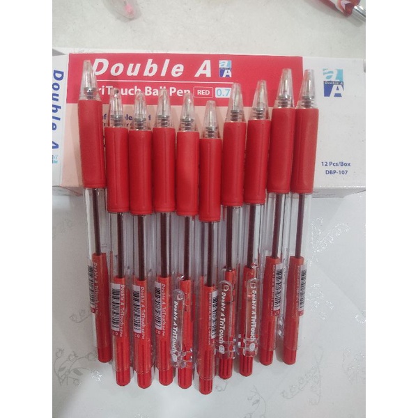 12 cây bút Double A đỏ