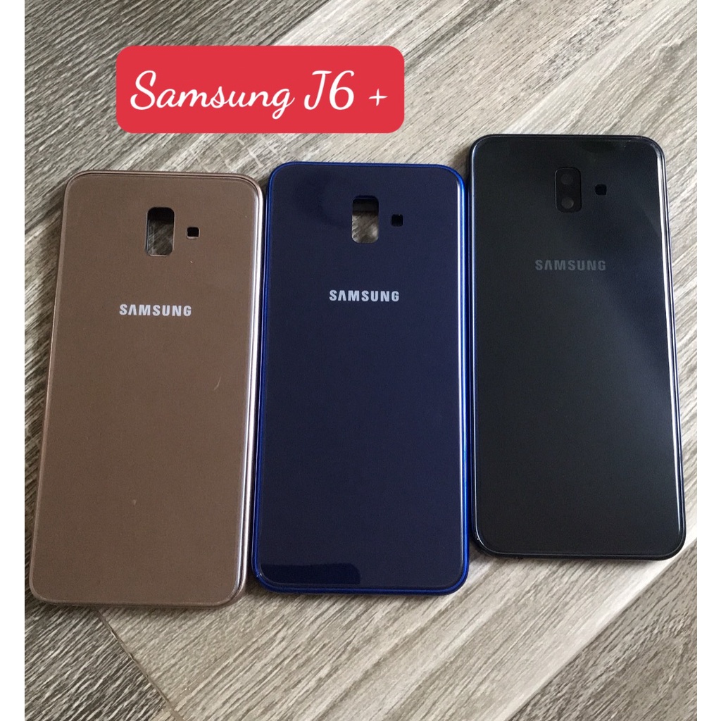 Bộ vỏ samsung J6 plus / J6+ ( bộ gồm lưng,sườn, xương máy,phím,cáp nguồn liền âm lượng )