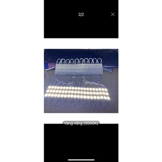 Led thanh trắng và vàng(1 vỉ 20 thanh, 1 thanh 3 mắt)