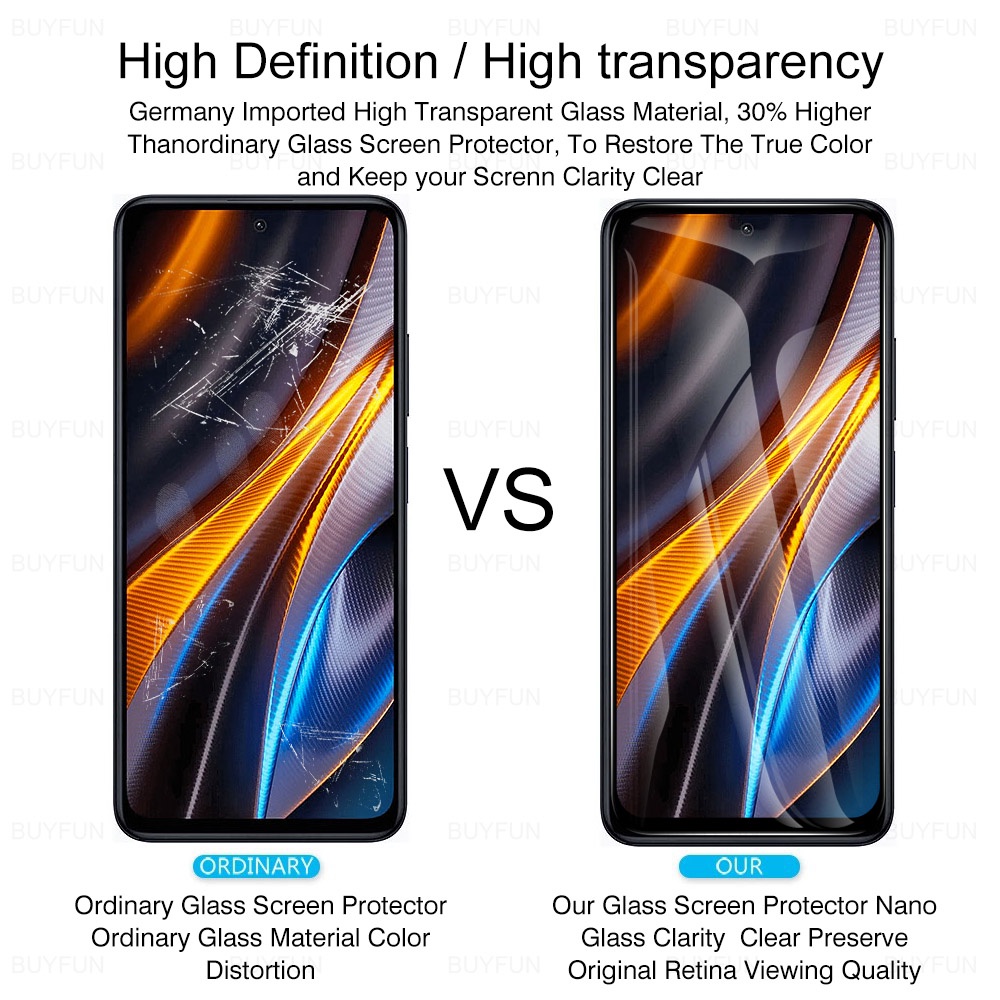 Kính Cường Lực 9D Bảo Vệ Toàn Màn Hình Cho Xiaomi Poco X4 X3 F4 F3 GT F4GT F3GT PocoF4 PocoF3 X3 Pro