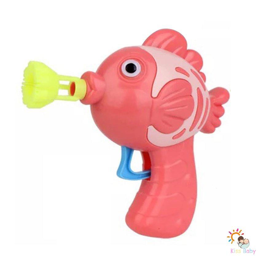 Đồ chơi thổi bong bóng xà phòng hình chú cá đáng yêu cho bé