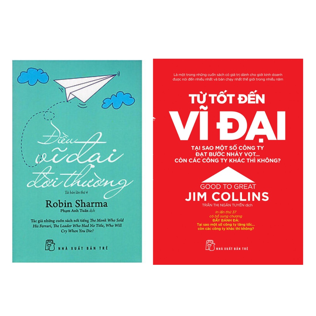Sách Combo 2 cuốn: Điều Vĩ Đại Đời Thường  + Từ Tốt Đến Vĩ Đại