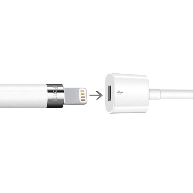 Apple Pencil Charger USB to Lightning Female Charging Cable