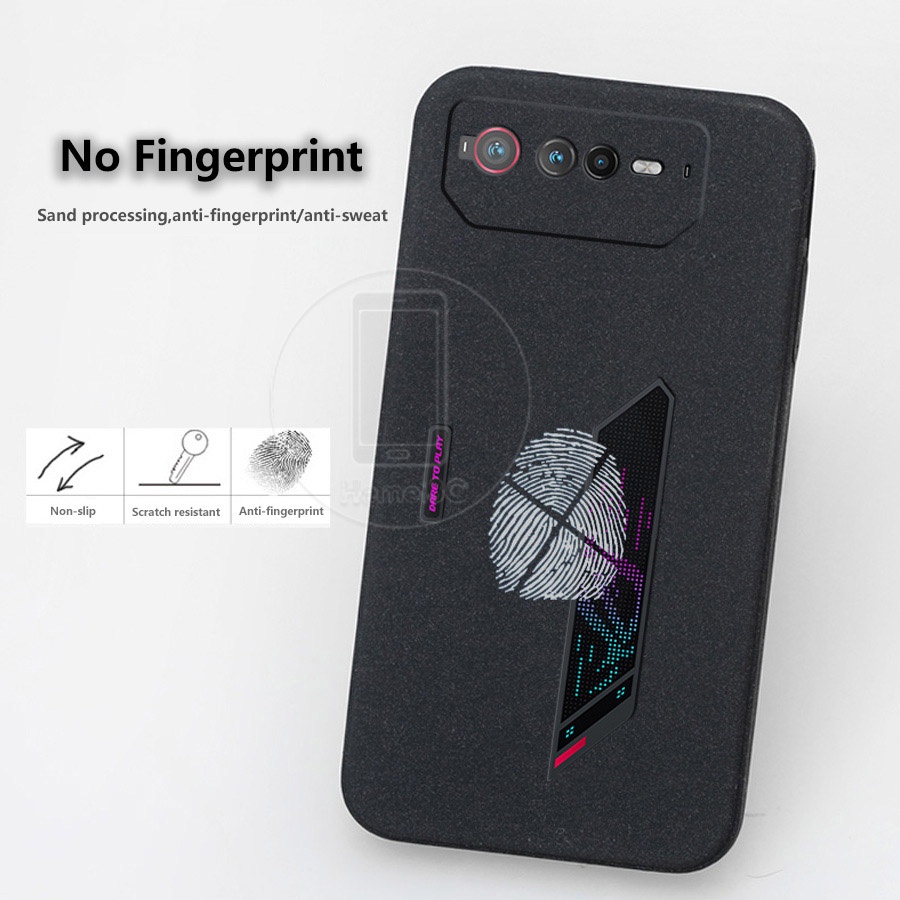 Ốp Điện Thoại TPU Dẻo Mỏng Bề Mặt Cát Cho ASUS ROG Phone 6 6D ROG6
