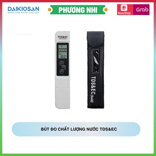 BÚT ĐO CHẤT LƯỢNG NƯỚC TDS & EC ĐIỆN TỬ PPM 3 TRONG 1 KÈM PIN 3V CR2032
