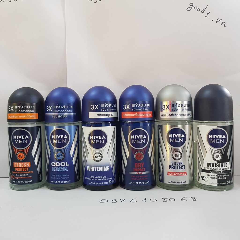 Lăn khử mùi NIVEA MEN 25ml Thái Lan