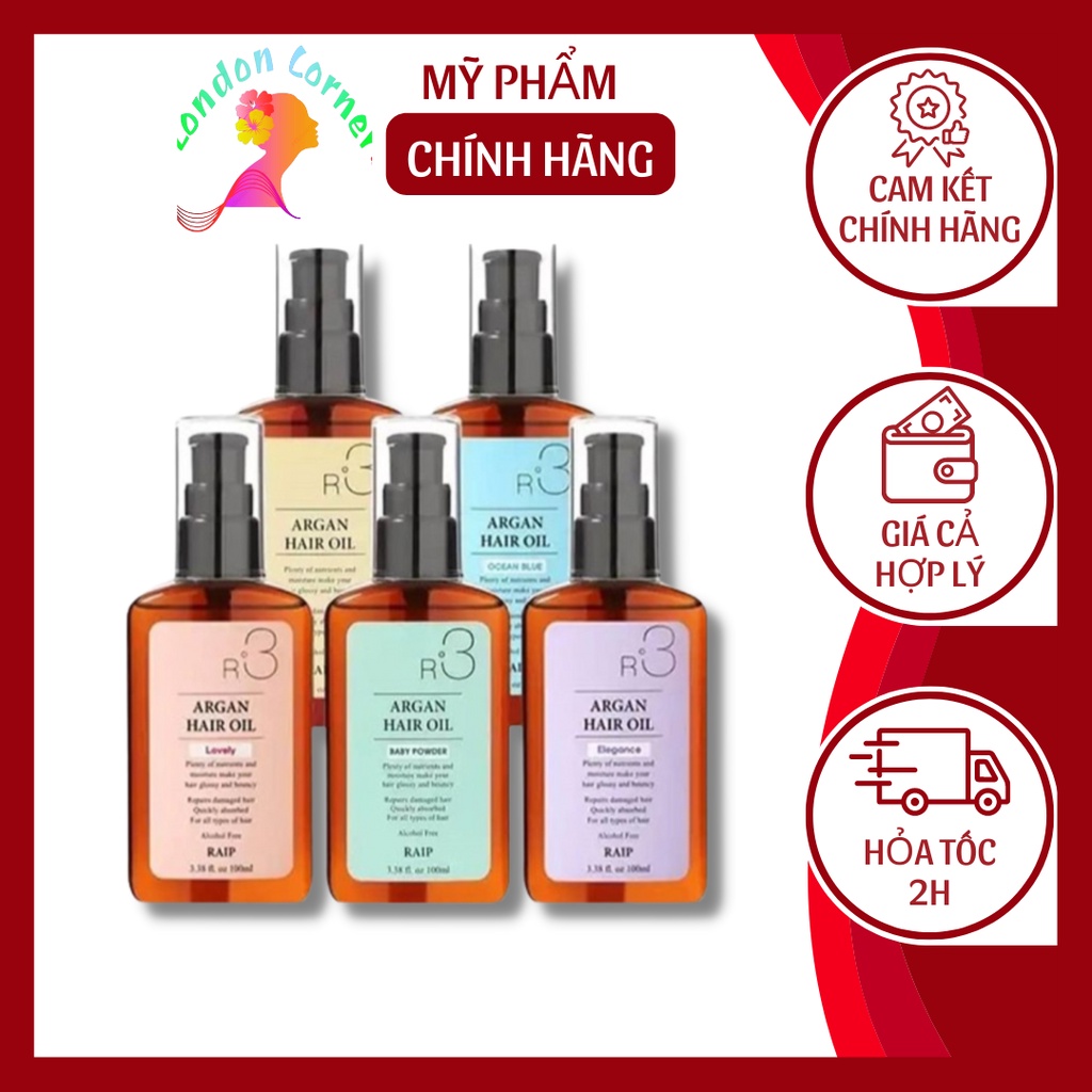 Dầu Dưỡng Tóc Argan Raip R3 Argan Hair Oil - 100ml - LONDON CORNER