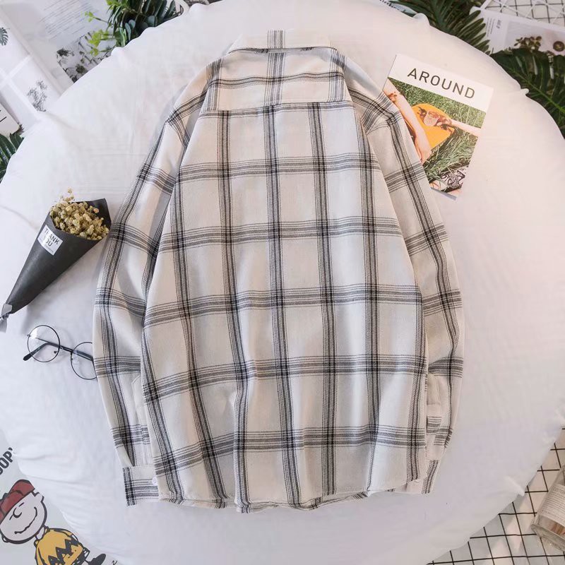 Áo sơ mi tay dài sọc ca rô thời trang cho bé trai 3 màu S-3XL | BigBuy360 - bigbuy360.vn