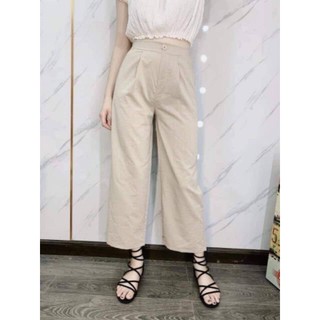 Quần culotte chất đũi siêu mát