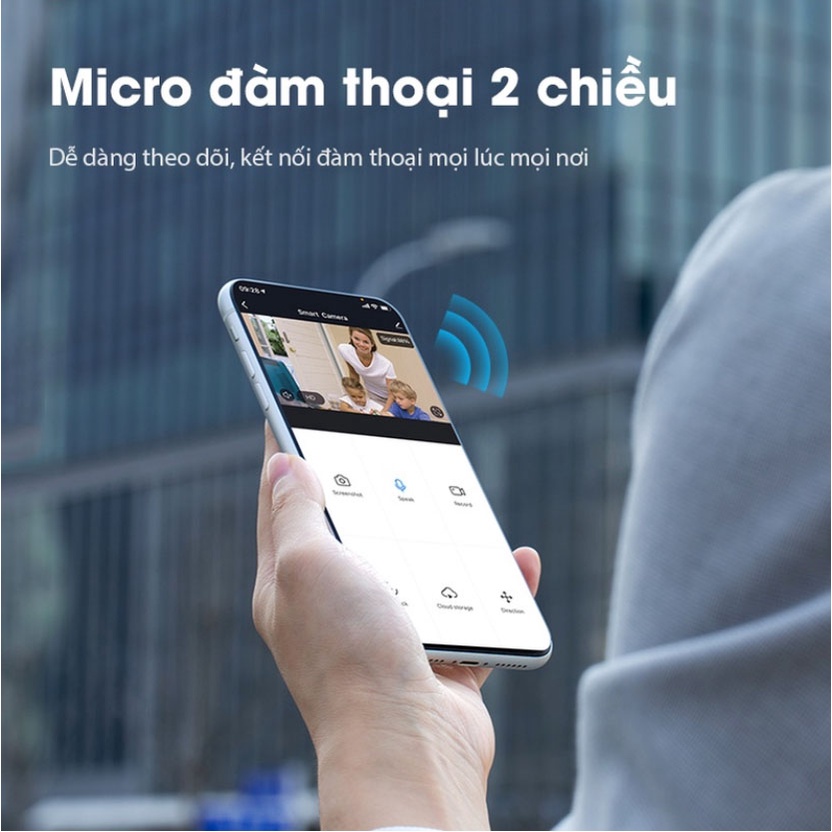 [Mã 154ELSALE2 giảm 7% đơn 300K] Camera wifi trong nhà ACOME APC05 độ phân giải full HD 1080P - Bảo hành chính hãng