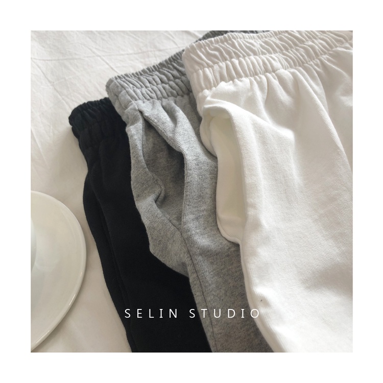 Quần short unisex đùi đũi chun thêu  chữ siêu ngăng động PL7 | BigBuy360 - bigbuy360.vn