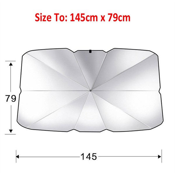 Dù che nắng kính lái xe oto 145 x 79