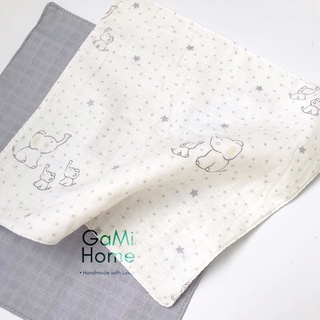 Set 2 cái khăn yếm cotton organic