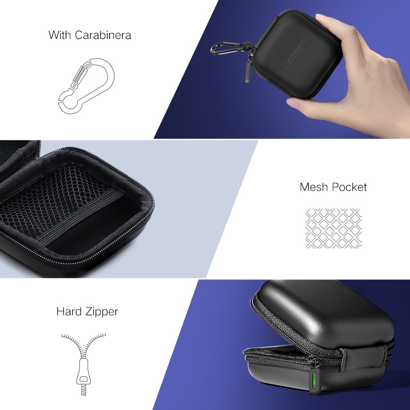 Ugreen Túi Đựng Tai Nghe Không Dây Kết Nối Bluetooth Airpods